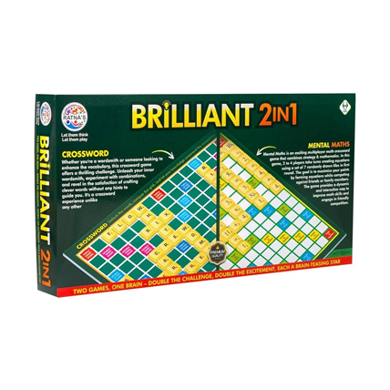 Ratnas Brilliant 2 In 1 Indoor Game